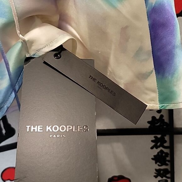 The Kooples Nwt Tie-Dye Silk-Satin Camisole - Picture 7 of 10